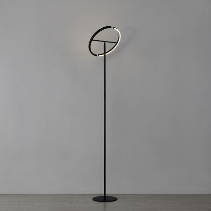 Eglo - LED prigušiva stojeća lampa 2xLED/8,8W/230V crna