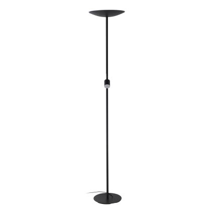 Eglo - LED prigušiva podna lampa LED/26,5W/230V + LED/4W crna