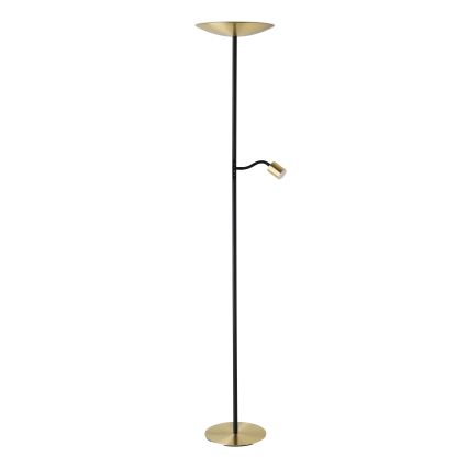 Eglo - LED prigušiva podna lampa LED/26,5W/230V + LED/4W zlatna