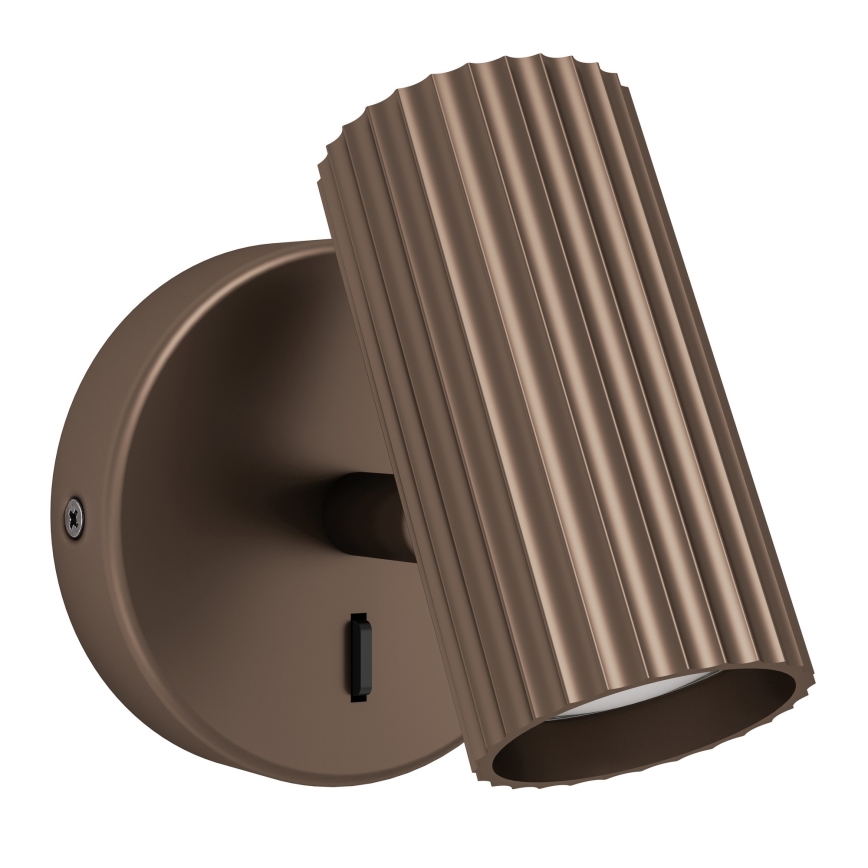 Eglo - Zidna spot svetiljka 1xGU10/5W/230V braon