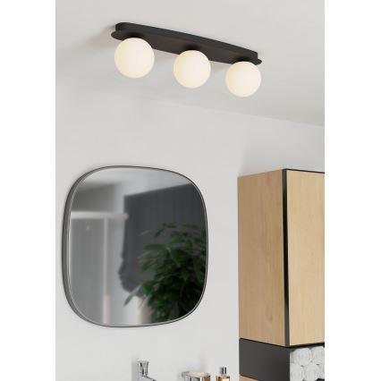 Eglo - LED plafonsko svetlo za kupatilo 3xG9/4,2W/230V IP44 crno
