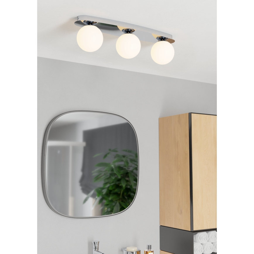 Eglo - LED plafonsko svetlo za kupatilo 3xG9/4,2W/230V IP44 sjajni hrom