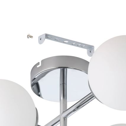 Eglo - LED plafonski luster za kupatilo 4xG9/4,2W/230V IP44 sjajni hrom