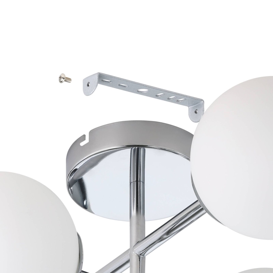 Eglo - LED plafonski luster za kupatilo 4xG9/4,2W/230V IP44 sjajni hrom