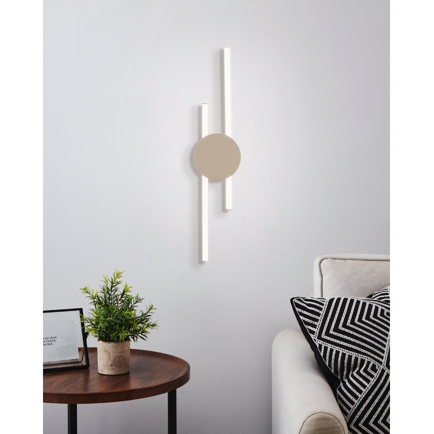 Eglo - LED zidna svetiljka LED/20W/230V + LED/0,91W bež