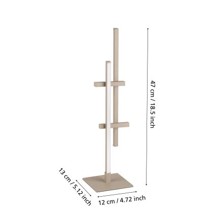 Eglo - LED stona lampa LED/6,5W/230V bež