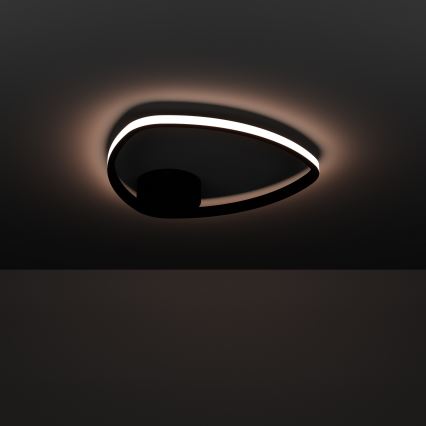 Eglo - LED plafonsko svetlo LED/9,7W/230V 2700/4000/6500K prečnik 37,5 cm crna