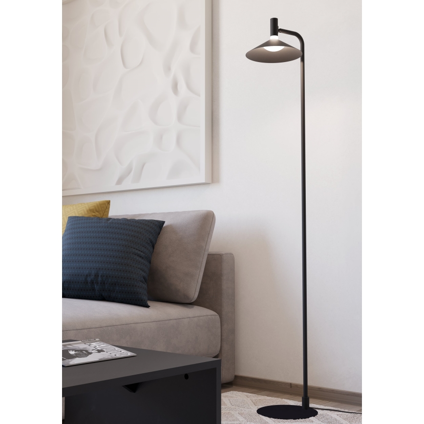 Eglo - LED RGBW prigušiva stojeća lampa LED/7,5W/230V 2700-6500K crna