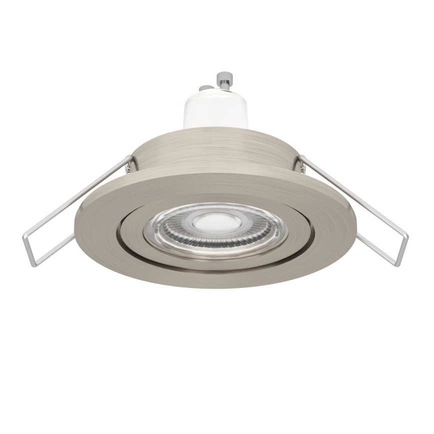 Eglo - LED kupatilsko ugradno spot svetlo 1xGU10/4,5W/230V IP44 mat hrom