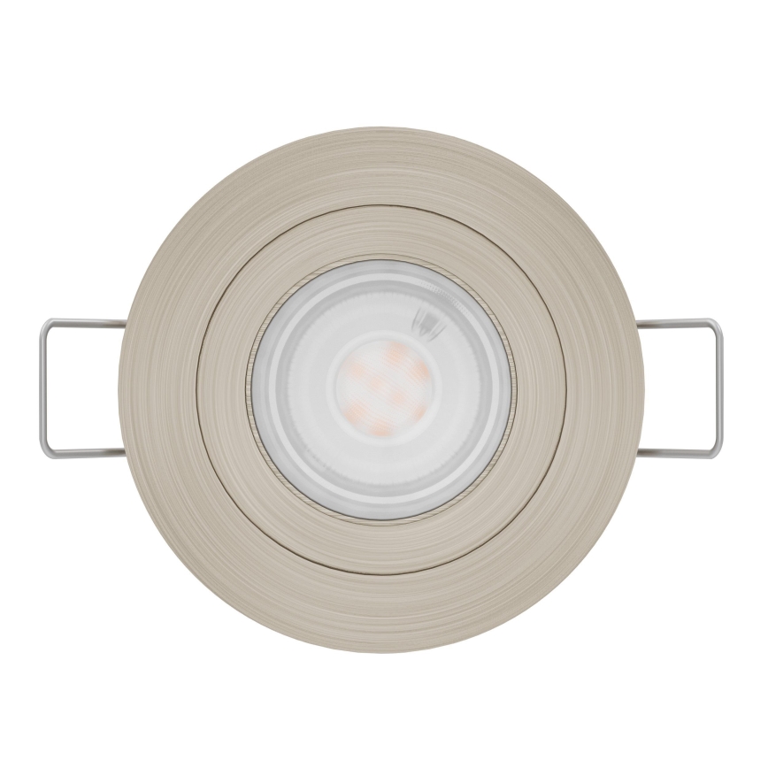 Eglo - LED kupatilsko ugradno spot svetlo 1xGU10/4,5W/230V IP44 mat hrom