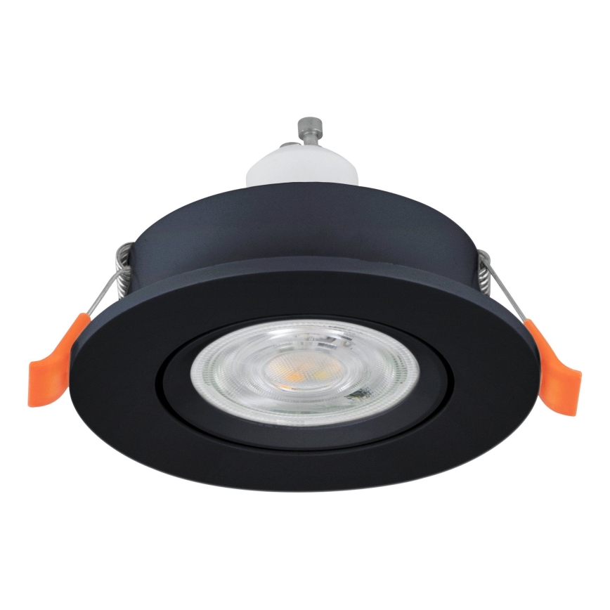 Eglo - LED ugradno spot svetlo 1xGU10/4,5W/230V crno