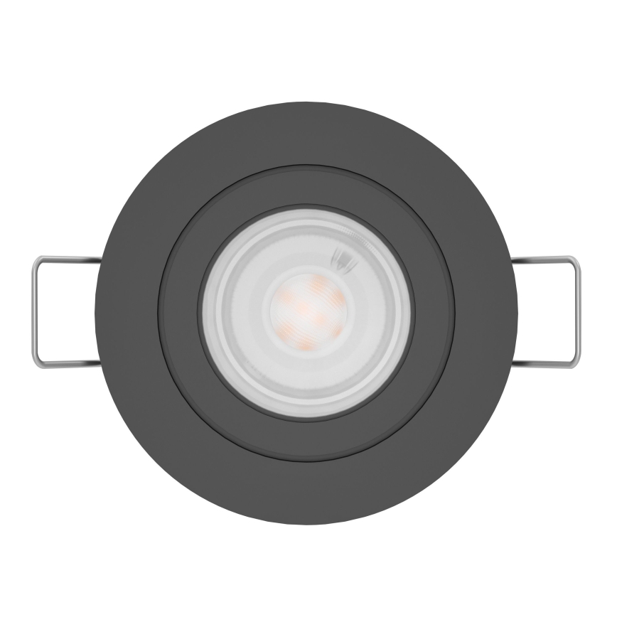 Eglo - LED ugradno spot svetlo 1xGU10/4,5W/230V crno