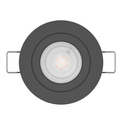 Eglo - LED kupatilsko ugradno spot svetlo 1xGU10/4,5W/230V IP44 crna