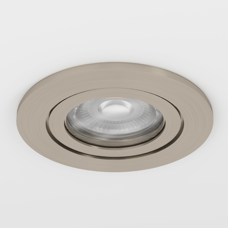 Eglo - LED ugradna kupatilska reflektorska lampa 1xGU10/4,5W/230V IP44 mat hrom