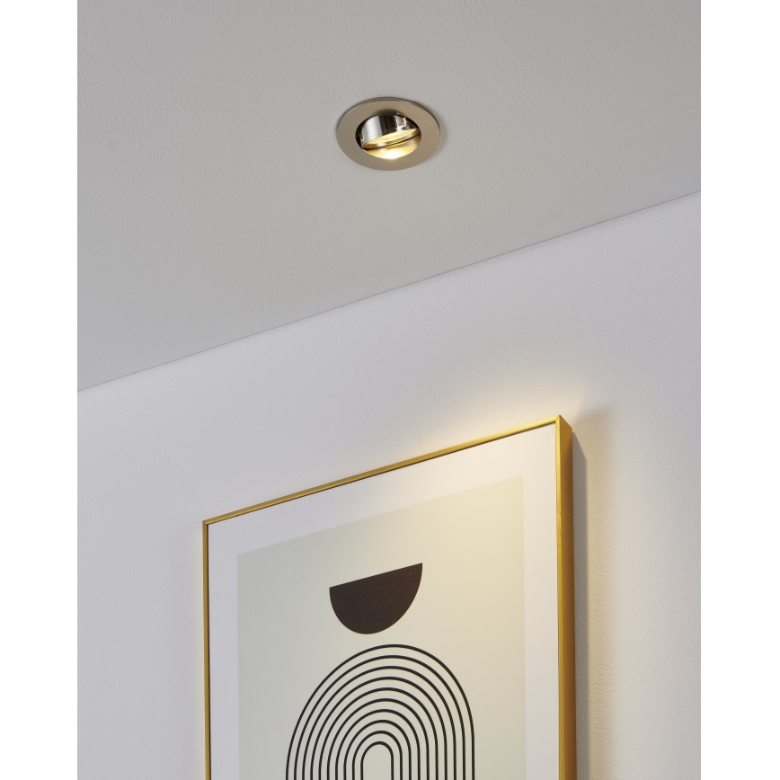 Eglo - Komplet 3x LED ugradnih spotova 1xGU10/4,5W/230V mat hrom