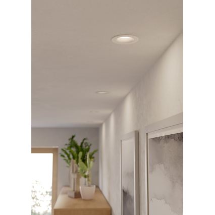 Eglo - LED ugradno kupatilsko svetlo LED/4,9W/230V 2700/4000/6500K prečnik 8,8 cm IP65 belo