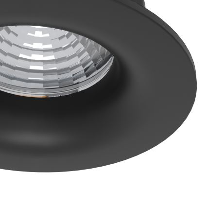 Eglo - Set od 3 prigušiva LED ugradna svetla LED/4,8W/230V Ø 8,8 cm crna
