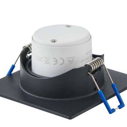 Eglo - KOMPLET 3x LED prigušiva ugradna plafonska svetiljka LED/6,4W/230V 8,8x8,8 cm crna