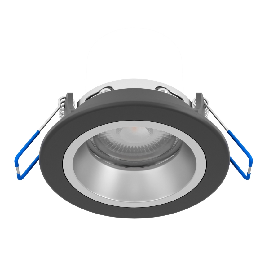 Eglo - LED RGBW prigušiva kupatilska ugradna plafonska svetiljka LED/4,8W/230V 2700-6500K IP44 crna