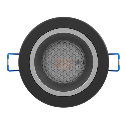 Eglo - LED RGBW prigušiva kupatilska ugradna plafonska svetiljka LED/4,8W/230V 2700-6500K IP44 crna