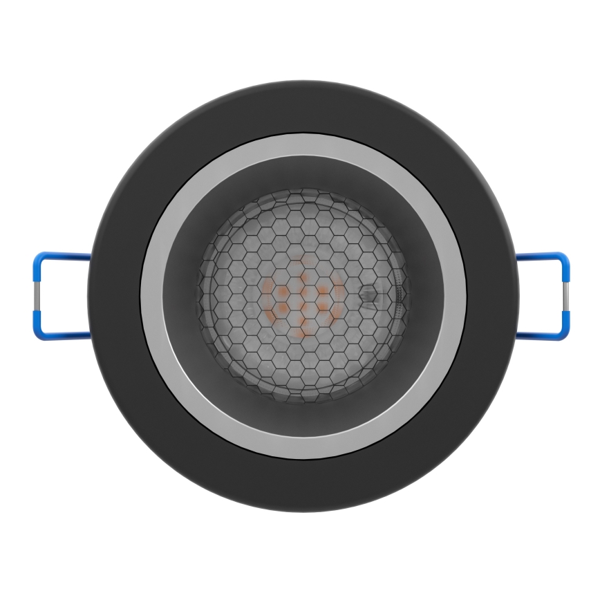 Eglo - LED RGBW prigušiva kupatilska ugradna plafonska svetiljka LED/4,8W/230V 2700-6500K IP44 crna