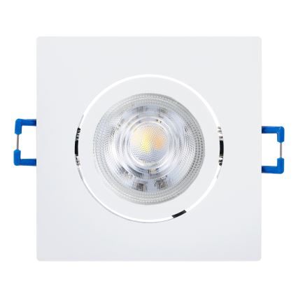 Eglo - Komplet od 3 prigušiva ugradna LED svetiljka LED/6,4W/230V 8,8x8,8 cm bela