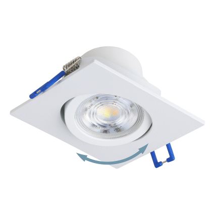 Eglo - Komplet od 3 prigušiva ugradna LED svetiljka LED/6,4W/230V 8,8x8,8 cm bela