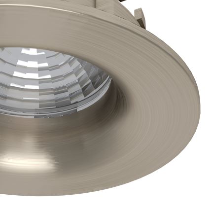 Eglo - KOMPLET od 3 prigušiva ugradna LED svetla LED/6,4W/230V prečnik 8,8 cm mat hrom