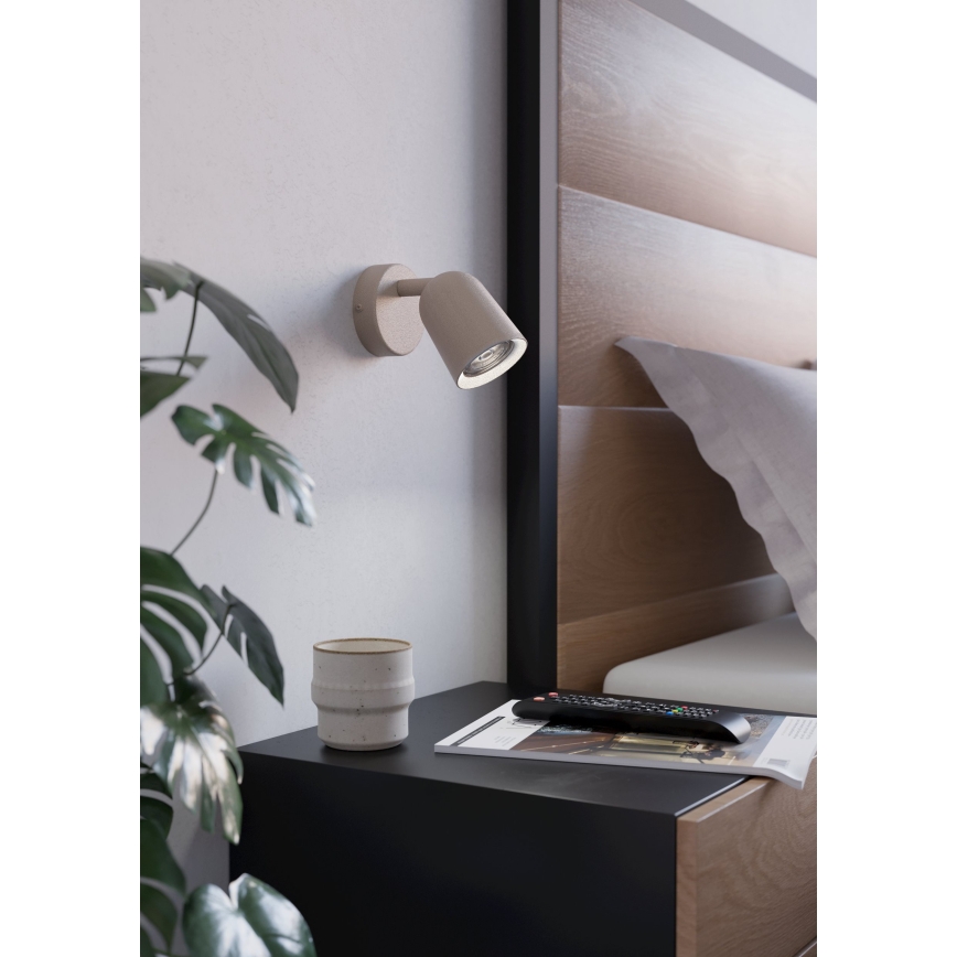 Eglo - Zidno reflektorsko svetlo 1xGU10/5W/230V bež