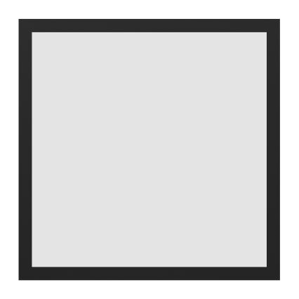 Eglo - LED plafonsko svetlo LED/18,8W/230V 2700/4000/6500K 40x40 cm crna