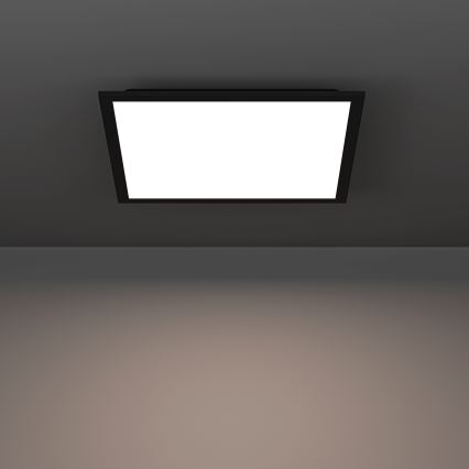 Eglo - LED plafonsko svetlo LED/18,8W/230V 2700/4000/6500K 40x40 cm crna