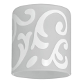 Eglo 90257 - Abažur MY CHOICE, beli sa ornamentom, E14, prečnik 7 cm