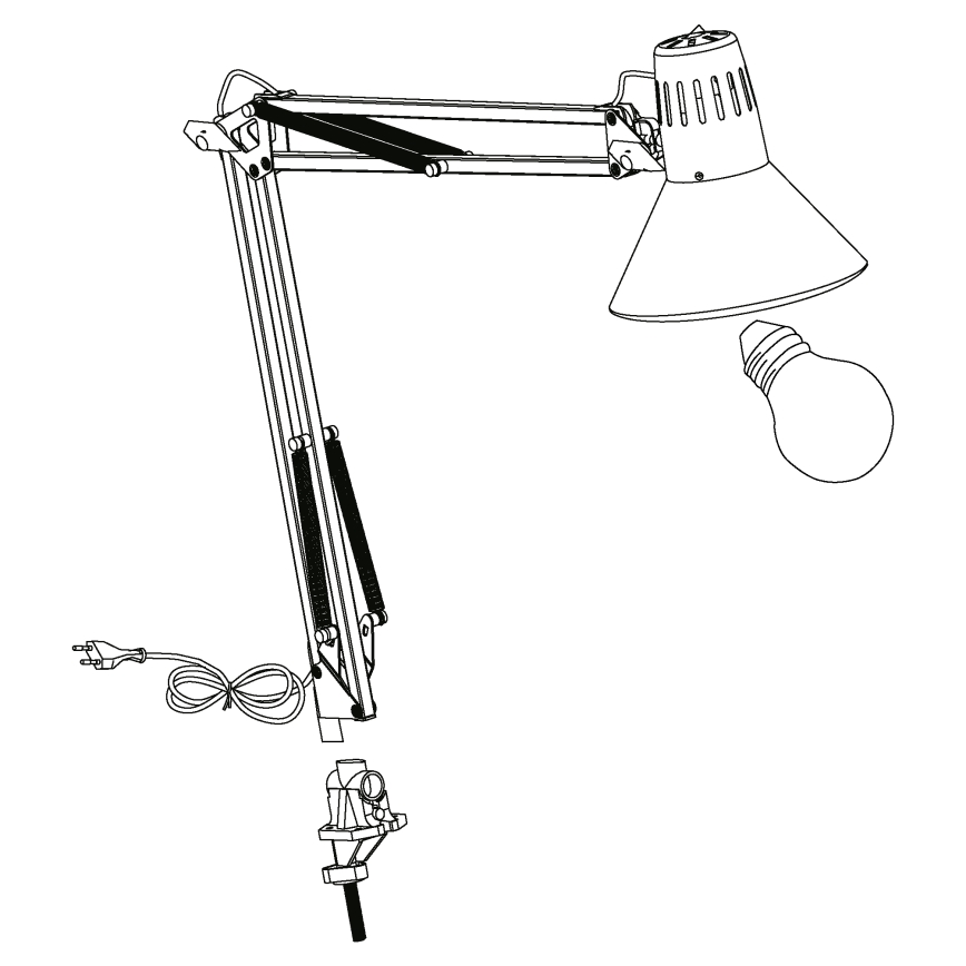 EGLO - Stona lampa 1xE27/40W