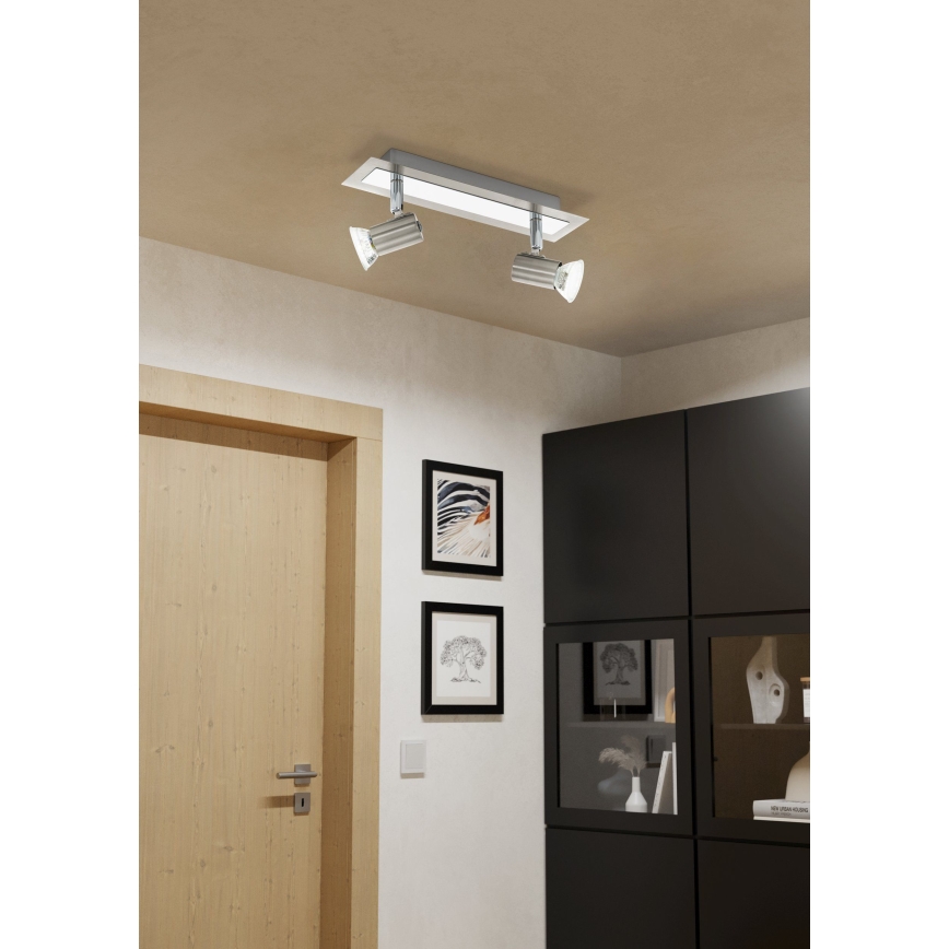 EGLO - Zidno-plafonsko svetlo 2xGU10/LED/3W