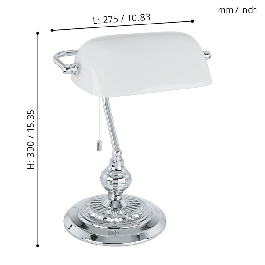 Eglo - Stona lampa E27/60W