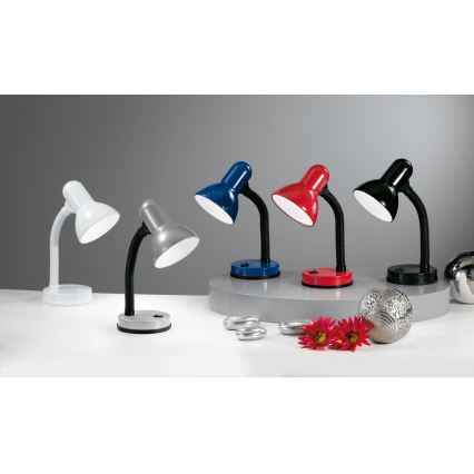 EGLO - Stona lampa 1xE27/40W bela