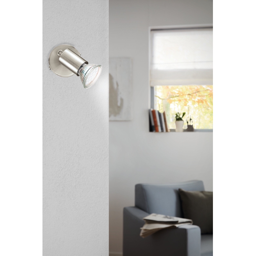 Eglo - LED zidno spot svetlo 1xGU10/2,8W/230V