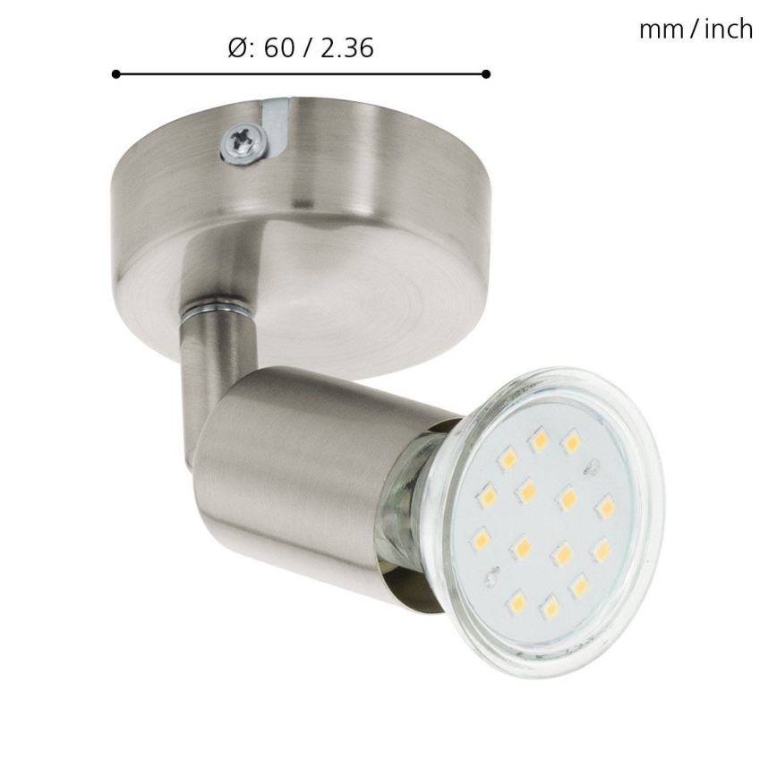 Eglo - LED zidno spot svetlo 1xGU10/2,8W/230V