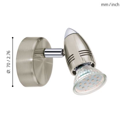 Eglo - LED spot svetiljka 1xGU10/3W/230V