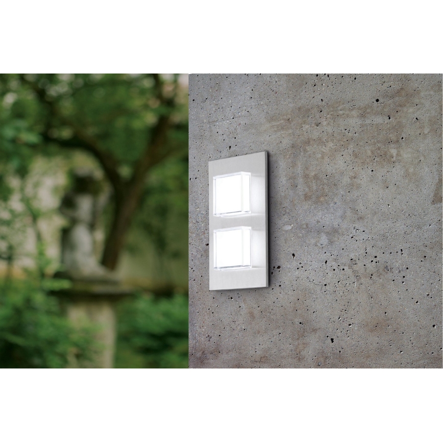 Eglo 93365 - LED spoljašnje zidno svetlo PIAS 2xLED/2,5W/230V IP44