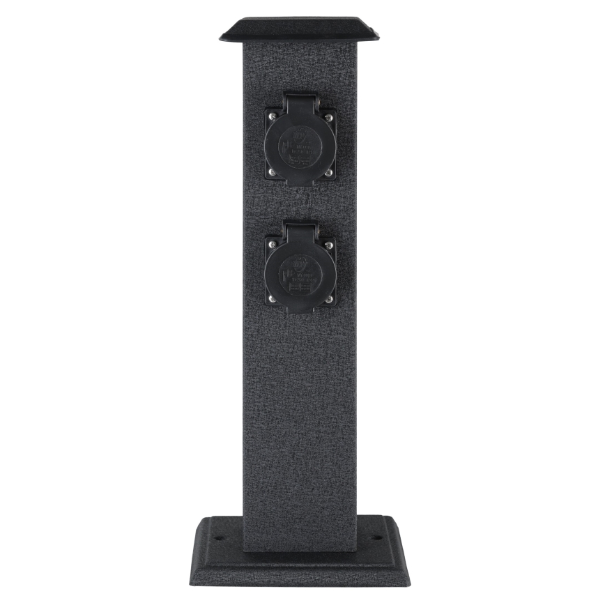 EGLO - Spoljni vrtni stub sa SCHUKO utičnicama IP44