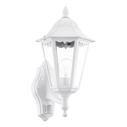 Eglo - Spoljna zidna svetiljka sa senzorom 1xE27/60W/230V IP44