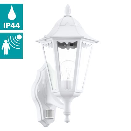 Eglo - Spoljna zidna svetiljka sa senzorom 1xE27/60W/230V IP44