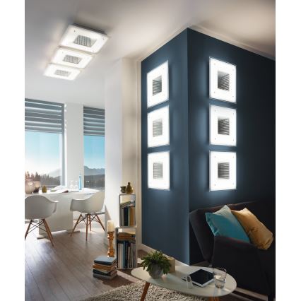 Eglo 93659 - LED plafonsko svetlo LICOSA LED/24W + LED/2,6W + daljinski upravljač