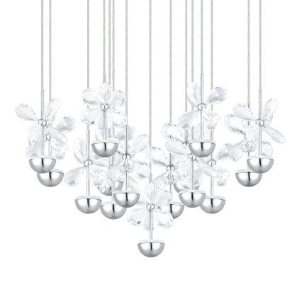 Eglo 93662 - LED luster na sajli PIANOPOLI 15xLED/2,5W/230V