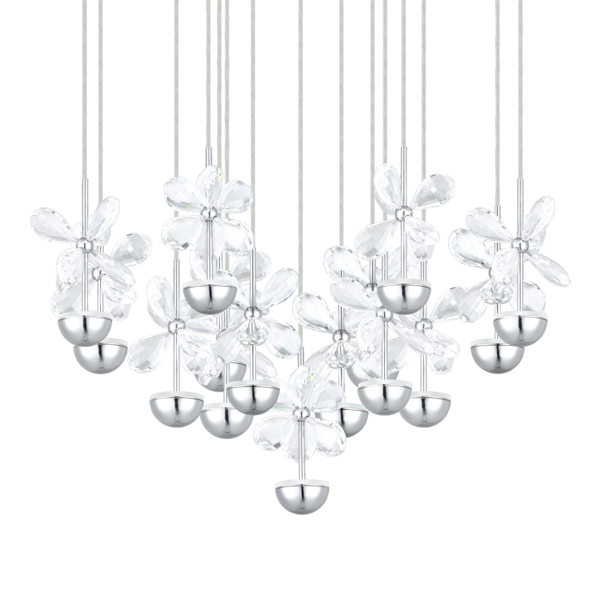 Eglo 93662 - LED luster na sajli PIANOPOLI 15xLED/2,5W/230V