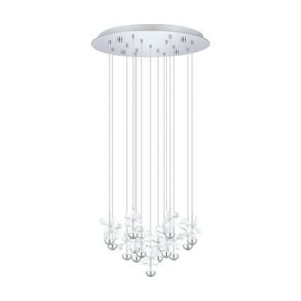 Eglo 93662 - LED luster na sajli PIANOPOLI 15xLED/2,5W/230V