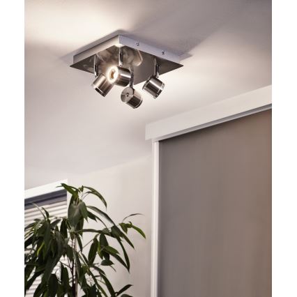 Eglo 93696 - LED spot svetiljka PIERINO 4xLED/5W/230V