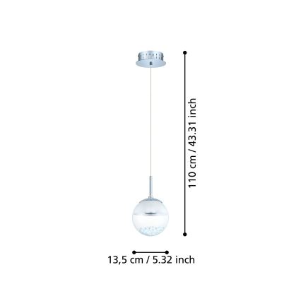 Eglo - LED viseće svetlo LED/5W/230V