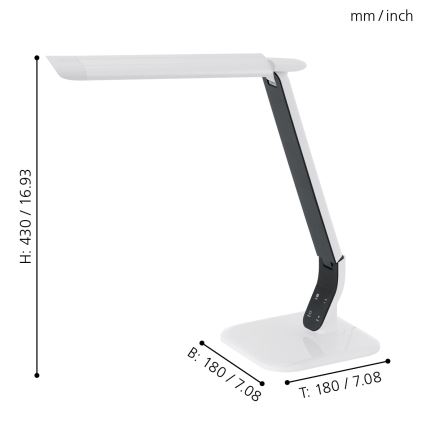 Eglo - prigušiva LED lampa, 6W/230V